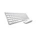 RAPOO set klávesnice a myš 9300M, bezdrátová, Multi-Mode Slim Mouse, Ultra-Slim Keyboard, bílá