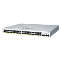 Cisco switch CBS220-48P-4G (48xGbE,4xSFP,48xPoE+,382W) - REFRESH