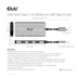 Club3D hub USB-C Gen2 na 10Gbps 4x USB Type-A Hub