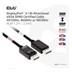 Club3D Kabel DisplayPort 2.1 na DisplayPort 2.1 VESA DP80, 4K240Hz/8K60Hz/10K30Hz HDR (M/M), 1.2m, černá