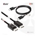 Club3D Kabel DisplayPort 2.1 na DisplayPort 2.1 VESA DP80, 4K240Hz/8K60Hz/10K30Hz HDR (M/M), 1.2m, černá
