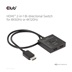 Club3D Switch, HDMI na 2xHDMI Oboustranný 2v1, 8K60Hz, 4K120Hz
