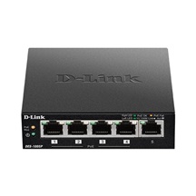 D-Link DES-1005P B1 5-Port 10/100 PoE Desktop Switch, 4x PoE+, 60W pro PoE