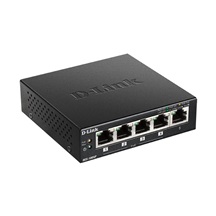 D-Link DES-1005P B1 5-Port 10/100 PoE Desktop Switch, 4x PoE+, 60W pro PoE