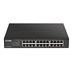 D-Link DGS-1100-24PV2 24-Port PoE Gigabit Smart Managed Switch, 12x PoE, PoE budget 100W, fanless