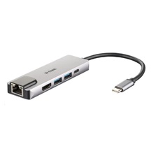 D-Link DUB-M520 5-in-1 USB-C Hub with HDMI/Ethernet and Power Delivery
