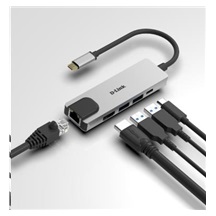 D-Link DUB-M520 5-in-1 USB-C Hub with HDMI/Ethernet and Power Delivery