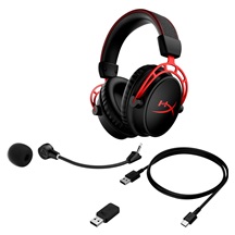 HyperX Cloud Alpha Wireless RED GAM HEADSET - Sluchátka k PC
