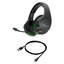 HyperX CloudX Stinger Core - Wireless Gaming Headset (Black-Green) - Xbox (HHSS1C-DG-GY/G) - Sluchátka pro herní konsole