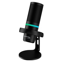 HyperX DuoCast - USB Microphone (Black) - RGB Lighting (HMID1R-A-BK/G) - Mikrofon