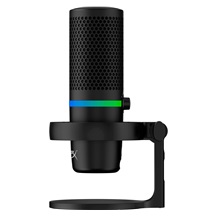 HyperX DuoCast - USB Microphone (Black) - RGB Lighting (HMID1R-A-BK/G) - Mikrofon