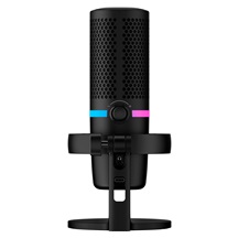 HyperX DuoCast - USB Microphone (Black) - RGB Lighting (HMID1R-A-BK/G) - Mikrofon