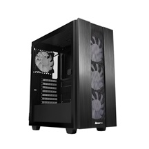 CHIEFTEC skříň HUNTER 2, ATX, 1x USB-C, 1x USB 3.1, 4x 120mm ARGB Fan, ARGB Hub, černá