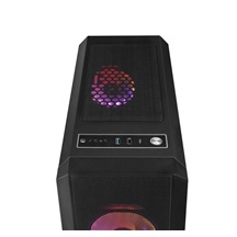 CHIEFTEC skříň SCORPION 4, ATX, 1x USB-C 3.2, 2x USB 3.1, 4x 120mm ARGB Fan, ARGB Hub, černá