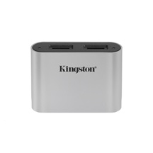 Kingston čtečka karet, USB3.2 Gen1 Workflow Dual-Slot microSDHC/SDXC UHS-II Card Reader čtečka karet