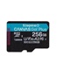 Kingston MicroSDXC karta 256GB Canvas Go! Plus, R:170/W:90MB/s, Class 10, UHS-I, U3, V30, A2