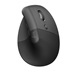 Logitech Lift Vertical Ergonomic Mouse, graphite/black
