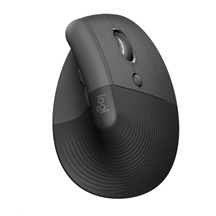 Logitech Lift Vertical Ergonomic Mouse, graphite/black