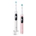 Oral-B iO Series 6 Duo White & Pink Sand set elektrických zubních kartáčků, 5 režimů, AI, časovač