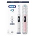 Oral-B iO Series 6 Duo White & Pink Sand set elektrických zubních kartáčků, 5 režimů, AI, časovač