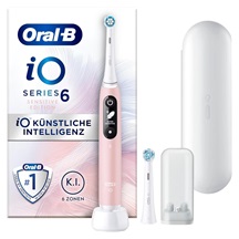 Oral-B iO Series 6N elektrický zubní kartáček, časovač, tlakový senzor, aplikace Oral-B, Pink Sand