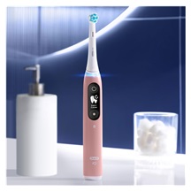 Oral-B iO Series 6N elektrický zubní kartáček, časovač, tlakový senzor, aplikace Oral-B, Pink Sand