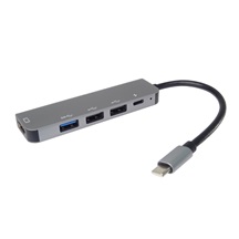 PremiumCord Adaptér USB-C na HDMI + USB3.0 + 2x USB2.0 + PD(power delivery)