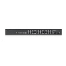 Zyxel GS1900-24 v2 26-port Gigabit Web Smart switch, 24x gigabit RJ45, 2x SFP, fanless