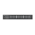 Zyxel GS1900-24E 24-port Desktop Gigabit Web Smart switch: 24x Gigabit metal, IPv6, 802.3az (Green), fanless, rack kit