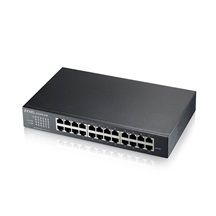 Zyxel GS1915-24E, 24-port GbE Smart hybrid mode Switch, standalone or NebulaFlex Cloud, rackmount, fanless