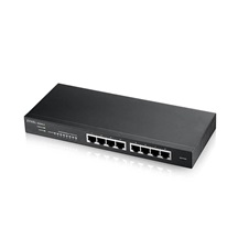 Zyxel GS1915-8 8-port Gigabit Web Smart switch, 8x gigabit RJ45, fanless