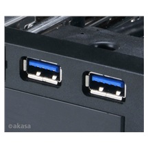 AKASA Lokstor M51 - 2.5" a 3.5" HDD rack do 5,25"