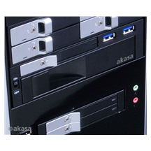 AKASA Lokstor M51 - 2.5" a 3.5" HDD rack do 5,25"