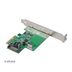 AKASA PCIe karta USB 3.2 Gen 2 interní konektor