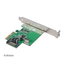 AKASA PCIe karta USB 3.2 Gen 2 interní konektor