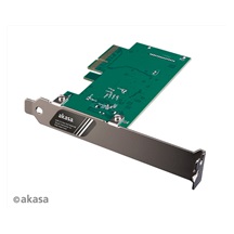 AKASA PCIe karta USB 3.2 Gen 2x2 interní konektor