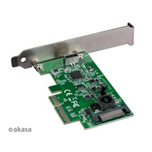 AKASA PCIe karta USB 3.2 Gen 2x2 interní konektor