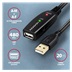 AXAGON ADR-220, USB 2.0 A-M -> A-F aktivní prodlužovací / repeater kabel, 20m