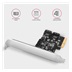 AXAGON PCES-SA4X4, PCIe řadič - 4x interní SATA 6G port, ASM1164, SP & LP