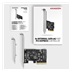 AXAGON PCES-SA4X4, PCIe řadič - 4x interní SATA 6G port, ASM1164, SP & LP