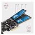 AXAGON PCES-SA4M2, PCIe řadič - 2x interní SATA 6G port + 2x SATA M.2 slot, ASM1164, SP & LP