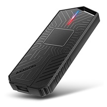 AXAGON EEM2-GAM, USB-C 10Gbps - NVMe & SATA SSD GAME M.2 box, bezšroubkový