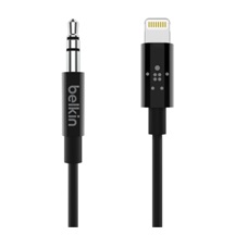 BELKIN Lightning to 3,5mm M/M, 90cm, černý
