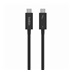 Thunderbolt 4 C-C kabel 2m, černý