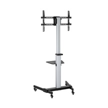 ALU pojízdný stojan Brateck FS44-46TW pro TV 37"-86" 50kg police