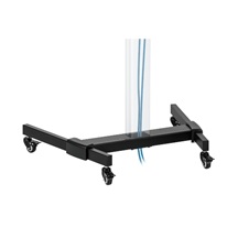 ALU pojízdný stojan Brateck FS44-46TW pro TV 37"-86" 50kg police