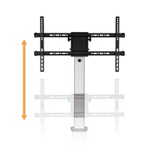 ALU pojízdný stojan Brateck FS44-46TW pro TV 37"-86" 50kg police