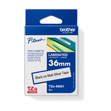 TZE-M961, stříbrná matná/černá, 36mm