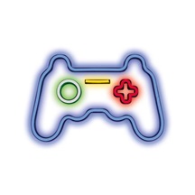 Dekorativní PLEXI LED neon Gamepad multicolor