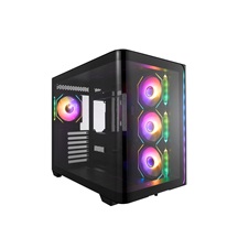 FSP M580-BA/Midi Tower/Transpar./Černá